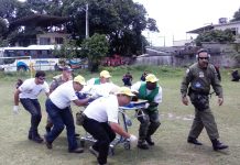 GAM da PM do Rio participa de simulado de vazamento de gás