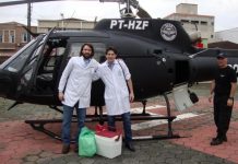 Operação aérea garante transplante de coração para catarinense