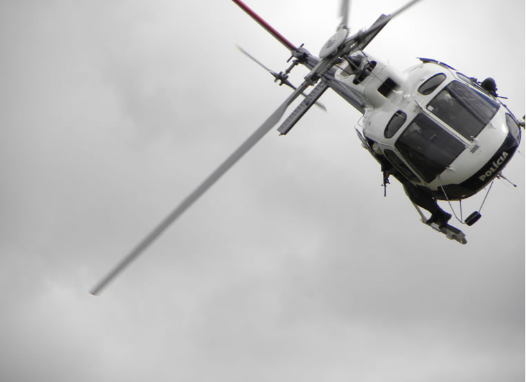 PMDF divulga imagens de perseguições feitas com apoio das aeronaves