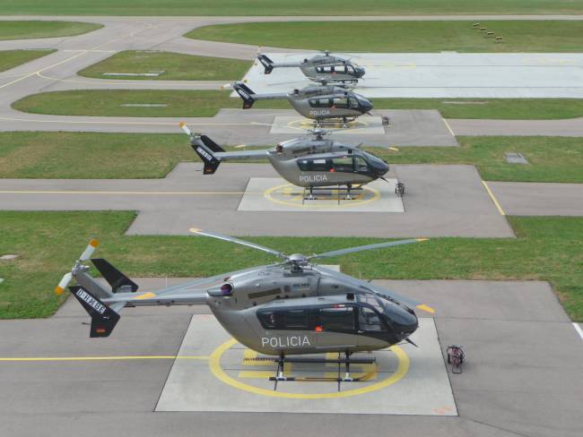 Polícia Nacional do Peru recebe seu primeiro helicóptero Eurocopter EC145