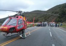 Arcanjo socorre vítima de acidente na BR 381