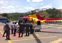 Arcanjo transporta bebê prematuro em Minas Gerais