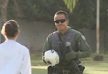 Helicóptero Águia é usado para transportar antídoto para salvar criança