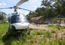 Águia 4 resgata vítima de acidente na serra de São Vicente/MT