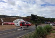Arcanjo realiza resgate aeromédico na BR 101, em Alagoas