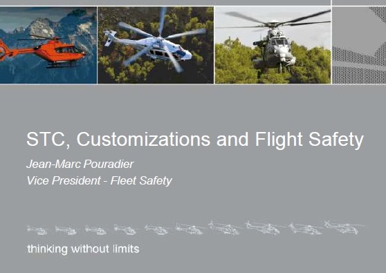 A influência da customização do helicóptero (STC) nos riscos à Segurança de Voo