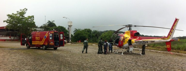 Arcanjo socorre vítima em Bom Jesus do Amparo/MG