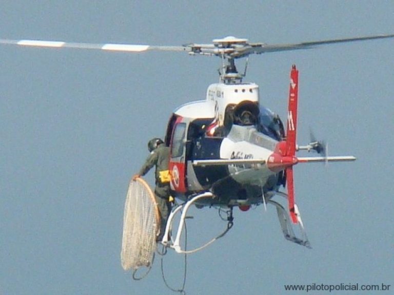 Parceria garante apoio do helicóptero Águia da PM em Bertioga