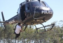Polícia Civil forma tripulantes para serviço aéreo na fronteira em Santa Catarina