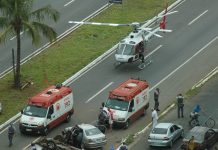 Águia apoia policiais em acompanhamento de veículo roubado em Sumaré