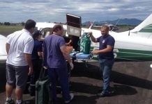 BPMOA/PR transporta criança atropelada na PR-412