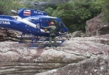 Guardião 05 resgata turista na chapada diamantina