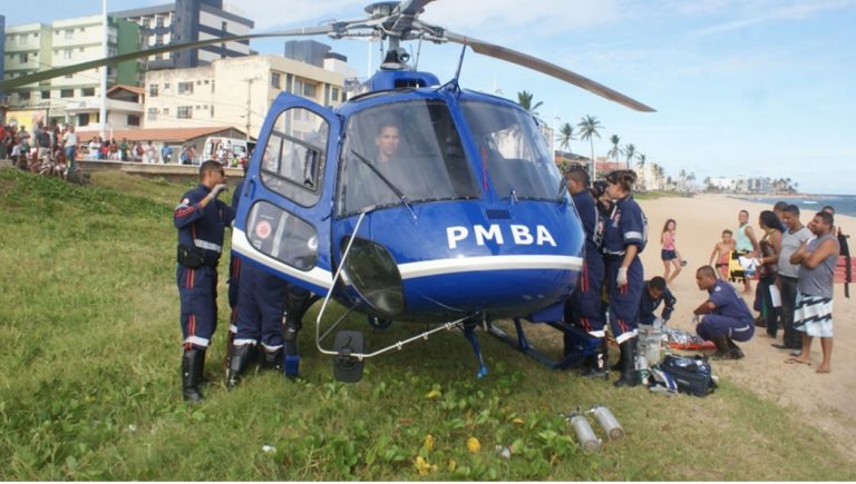 GRAer/BA realiza remoção aeromédica de duas crianças vítimas de afogamento