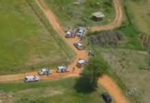 Imagens feitas de helicóptero da PM mostram perseguição em Bauru/SP