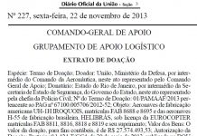 FAB efetiva doação de helicópteros para PCERJ