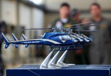 PM do Rio recebe helicóptero, plataforma de observação e caminhão tanque