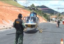 PRF vai contar com helicóptero para fiscalizar estradas durante Carnaval 2014