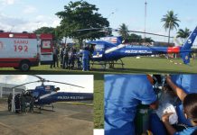 Criança de 10 meses é salva pelo GRAer/BA