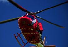 Centro de Operações Aéreas do CBM/GO realiza treinamento com técnica de McGuire