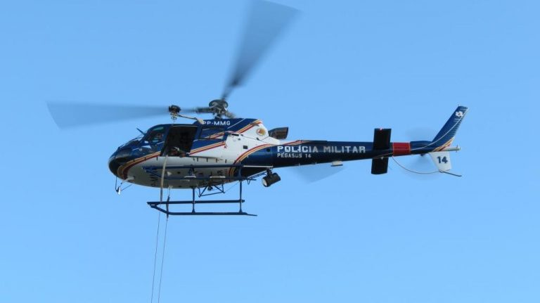 Pegasus 09 participa de perseguição e prisão de criminosos em Uberlândia