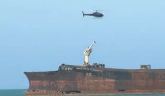 Ciopaer/CE salva jovem em navio abandonado
