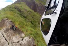 Harpia 02 resgata pessoa em Moxuara/ES