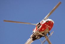 Helicóptero Águia realiza operação em Dracena/SP
