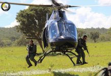 Helicóptero do Graer/GO salva pescador perdido no lago Corumbá, em Caldas Novas