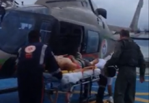 Águia resgata funcionário esfaqueado dentro de supermercado em Florianópolis