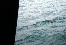 Águia 08 localiza e salva dois tripulantes de embarcação a deriva em Bertioga