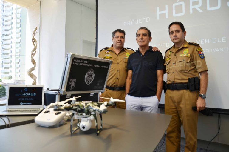PM de Londrina recebe drone para auxiliar no trabalho dos policiais na região norte do estado