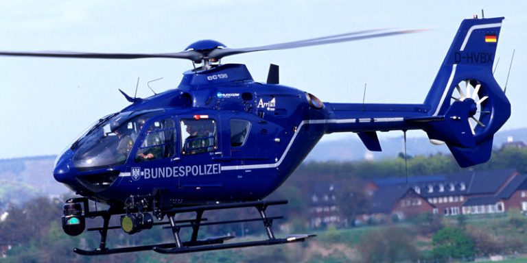 Airbus Helicopters irá prover a manutenção dos helicóptero EC135 da Polícia Federal Alemã