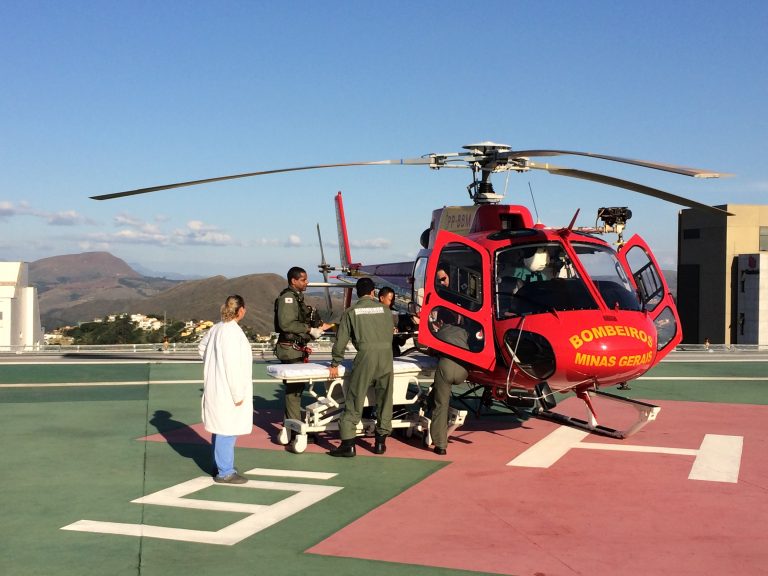 Arcanjo auxilia no resgate de ciclista, em Belo Horizonte