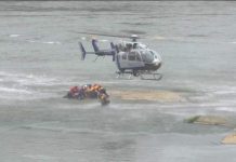 Helicóptero EC145 realiza salvamento em rio nos EUA