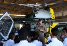 Batalhão de Radiopatrulhamento Aéreo da PM de Minas promove treinamento para a Copa