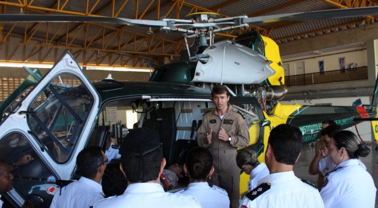Batalhão de Radiopatrulhamento Aéreo da PM de Minas promove treinamento para a Copa