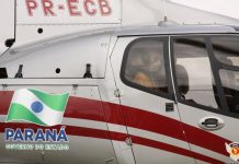 Aeronaves do Governo paranaense atendem e apoiam equipes de socorro