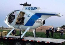 Acidente com helicóptero policial em Mesa/EUA