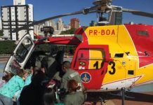 Arcanjo socorre Policial Militar queimado