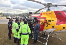 Arcanjo socorre vítima de acidente em Itatiauçu/MG