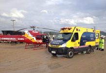 CBM/SC: Helicóptero Arcanjo completa três mil ocorrências atendidas