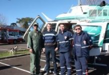 Samu e Graer/PR fazem treinamento em aeronave