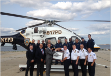 Bell Helicopter entrega primeiro Bell 429 ao Departamento de Polícia de Nova York
