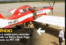 Incêndio atinge vegetação de parque ecológico em Barra do Garças (MT)