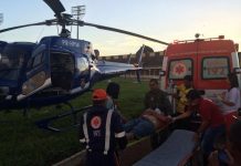 Vítima de infarto é resgatada pelo Guardião 05 no interior do estado da Bahia