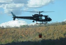 GTAP combate incêndio em mata no entorno da cidade de Beneditinos/PI