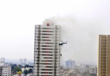 CIOPAER/MT auxilia em resgate a vitimas em prédio em Cuiabá