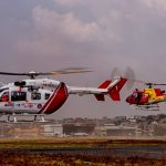 O Helibras EC-145 PR-UEA no aeroporto da Pampulha, Belo Horizonte, MG (Imagens: Roberto Caiafa)