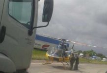 Helicóptero da PRF socorre feridos em acidente na BR-101 Norte