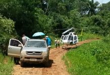 Mãe e Criança Indígenas são transportadas pelo Harpia 01 do Acre